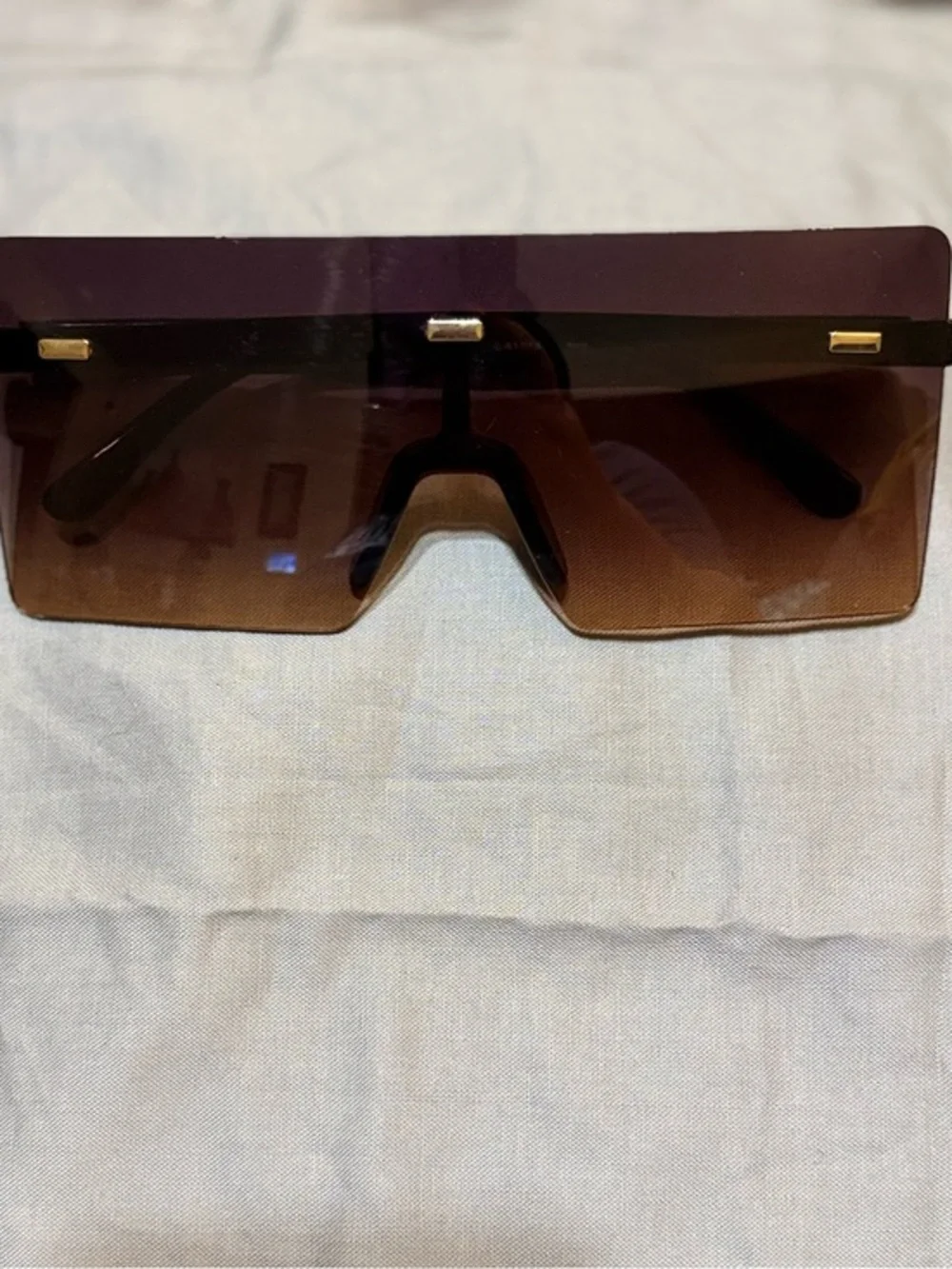 Brown Shield Women's Sunglasses